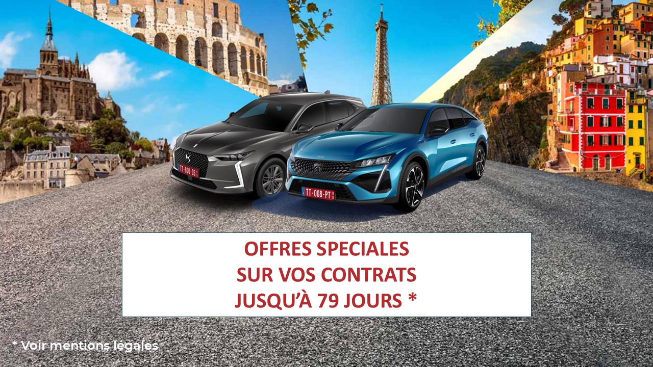 Pour une livraison du 08 septembre 2025 au 31 décembre 2025, bénéficiez de 150€ sur vos contrats jusqu'à 79 jours