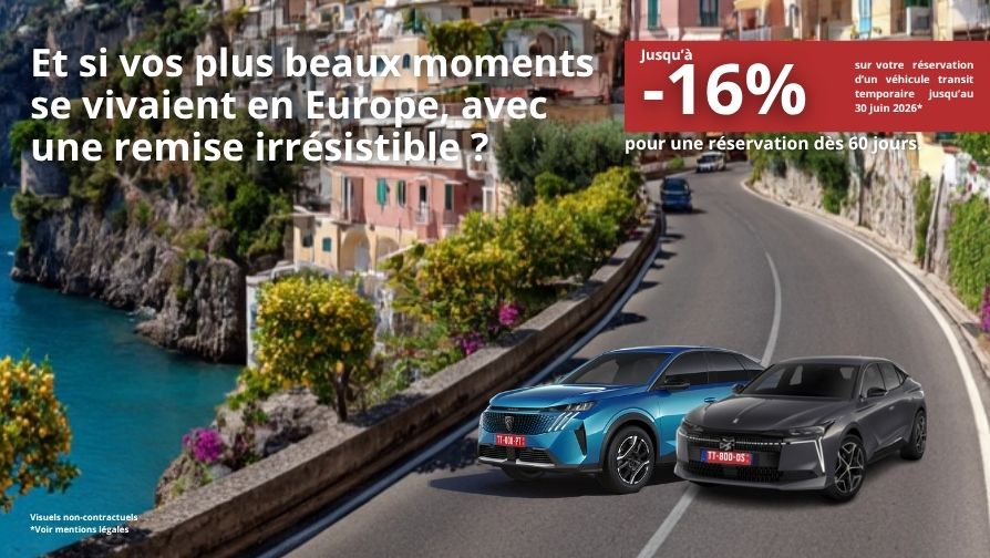 Remises exceptionnelles pour une réservation supérieure à 60 jours.